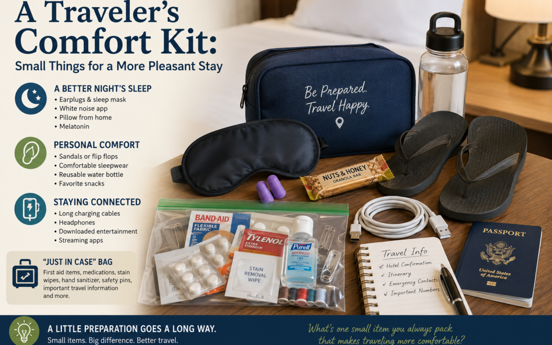A Traveler’s Comfort Kit: Small Things for a More Pleasant Stay